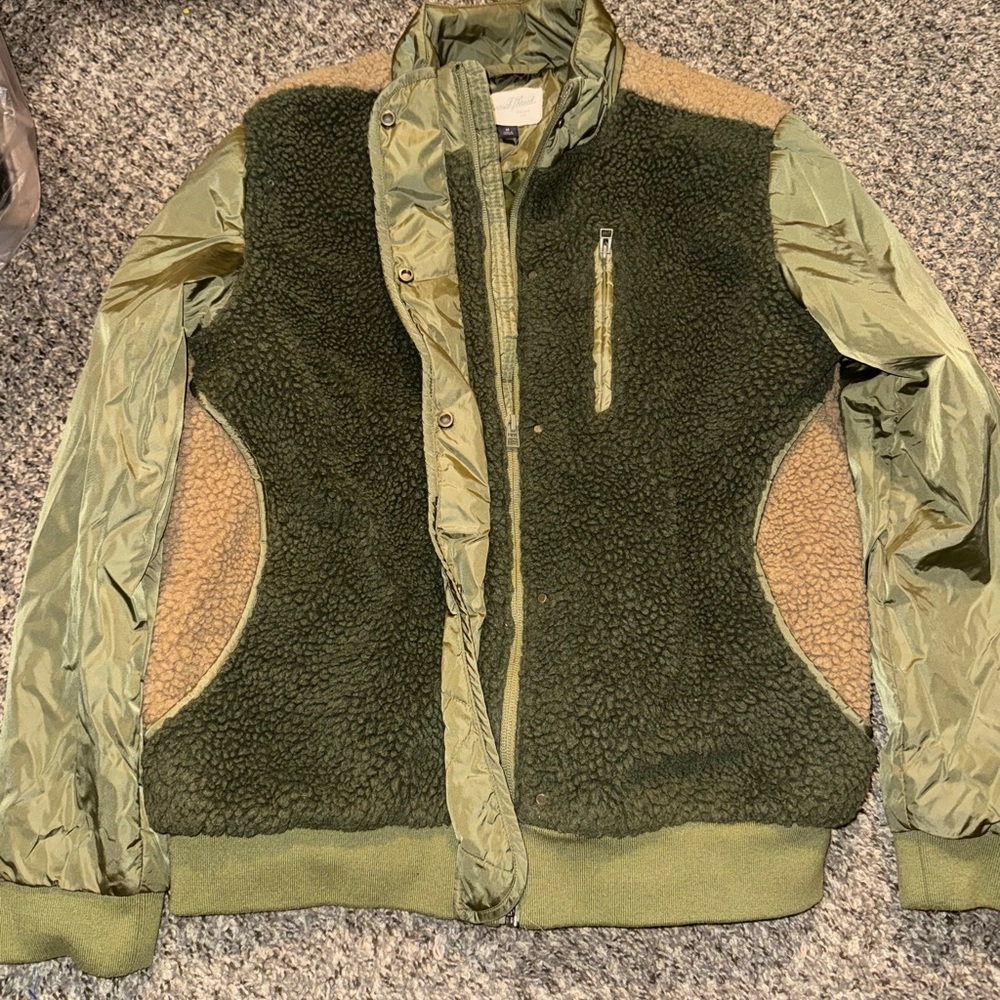 Universal Thread Green And Tan Jacket - image 1